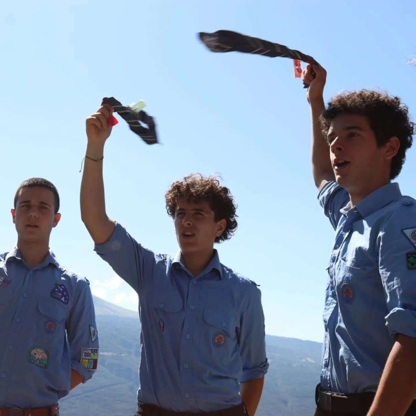 Scout del Brescia 7 in montagna