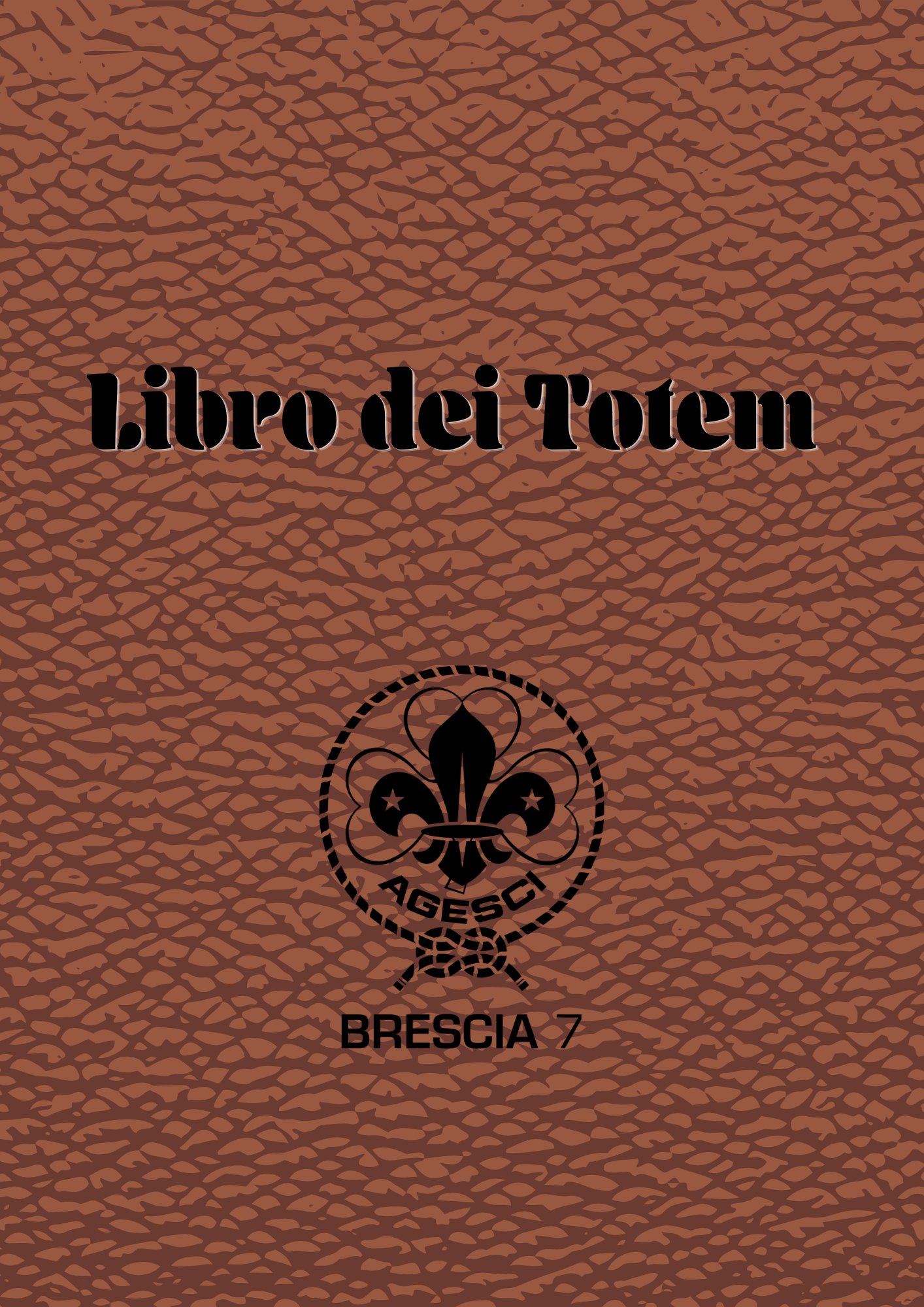 Copertina del Libro dei Totem — Gruppo Scout AGESCI Brescia 7
